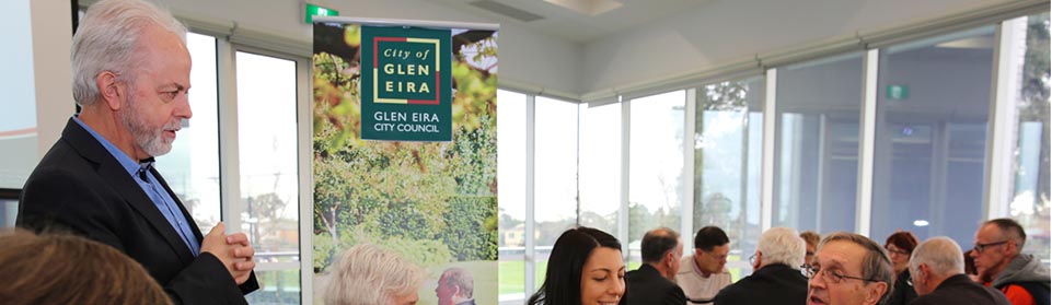 People at Glen Eira’s shopping strip community consultation session